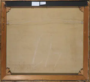 Gerrit van Dijk - Olieverf op doek, De Tv-kijkers - Ingelijst kopen? Bied vanaf 1!