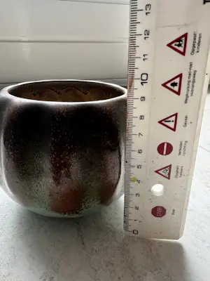 Plateelbakkerij Zuid-Holland - Set van 3 vintage Plazuid Gouda aardewerk vaasjes – “Muwelee” glazuur kopen? Bied vanaf 35!