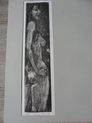 Frits Lindeman - Ets, Naakte vrouw. kopen? Bied vanaf 20!