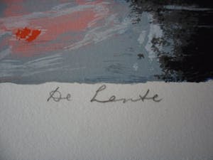 Wil van Leeuwen - Litho, De lente kopen? Bied vanaf 50!