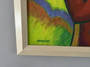 Geert Overvliet - 'Vrouw met blauwe viool' kopen? Bied vanaf 600!