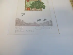 Francoise Deberdt - Stillleben Jardin secret - Geheimer Garten - kopen? Bied vanaf 60!