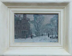 Jan Simon Knikker (sr.) - Winter in Amsterdam kaufen? Bieten Sie von 425!