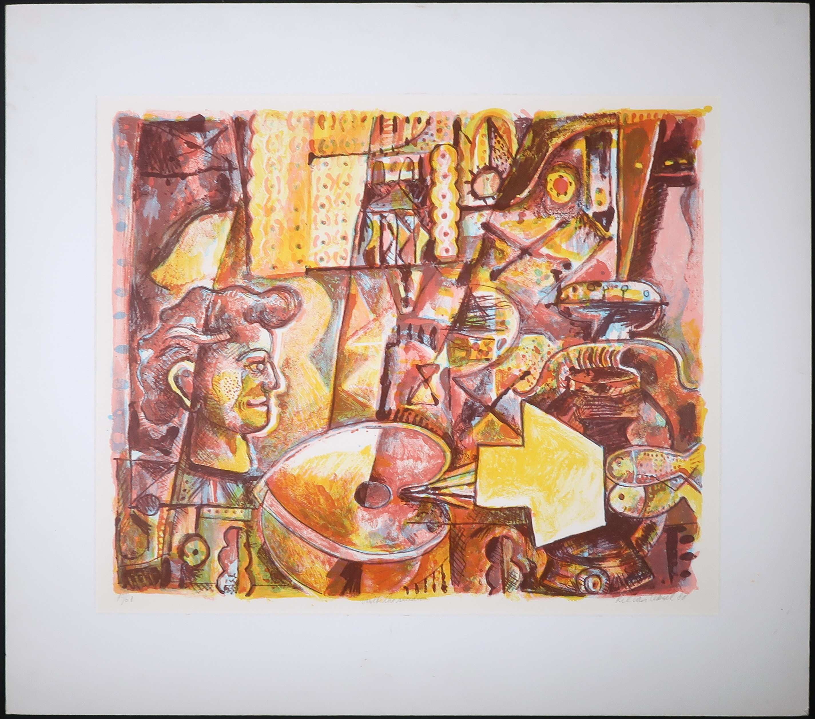 Rik van Iersel - Litho, Visit the Studio's kopen? Bied vanaf 20!