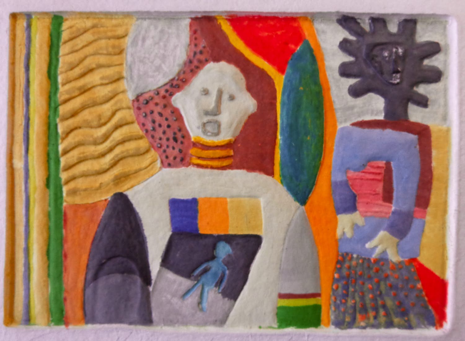 Yveline Tropea - LA MAISON DE VACANCEs / AQUAGRAVURE / 60x80cm / SIG verkocht voor € 35!