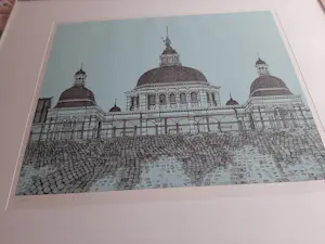 Sees Vlag - Zeefdruk: Scheveningen - Seinpost - 1976 kopen? Bied vanaf 70!