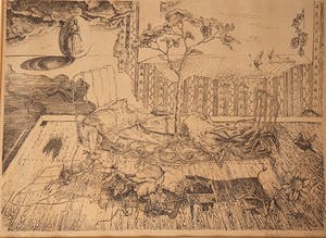 Gerrit van 't Net - Gerrit van 't Net, Litho "Morgengloren" 1931, no. 39 kopen? Bied vanaf 50!