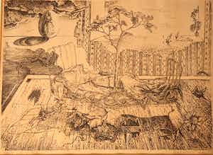 Gerrit van 't Net - Gerrit van 't Net, Litho "Morgengloren" 1931, no. 39 verkocht voor € 50!