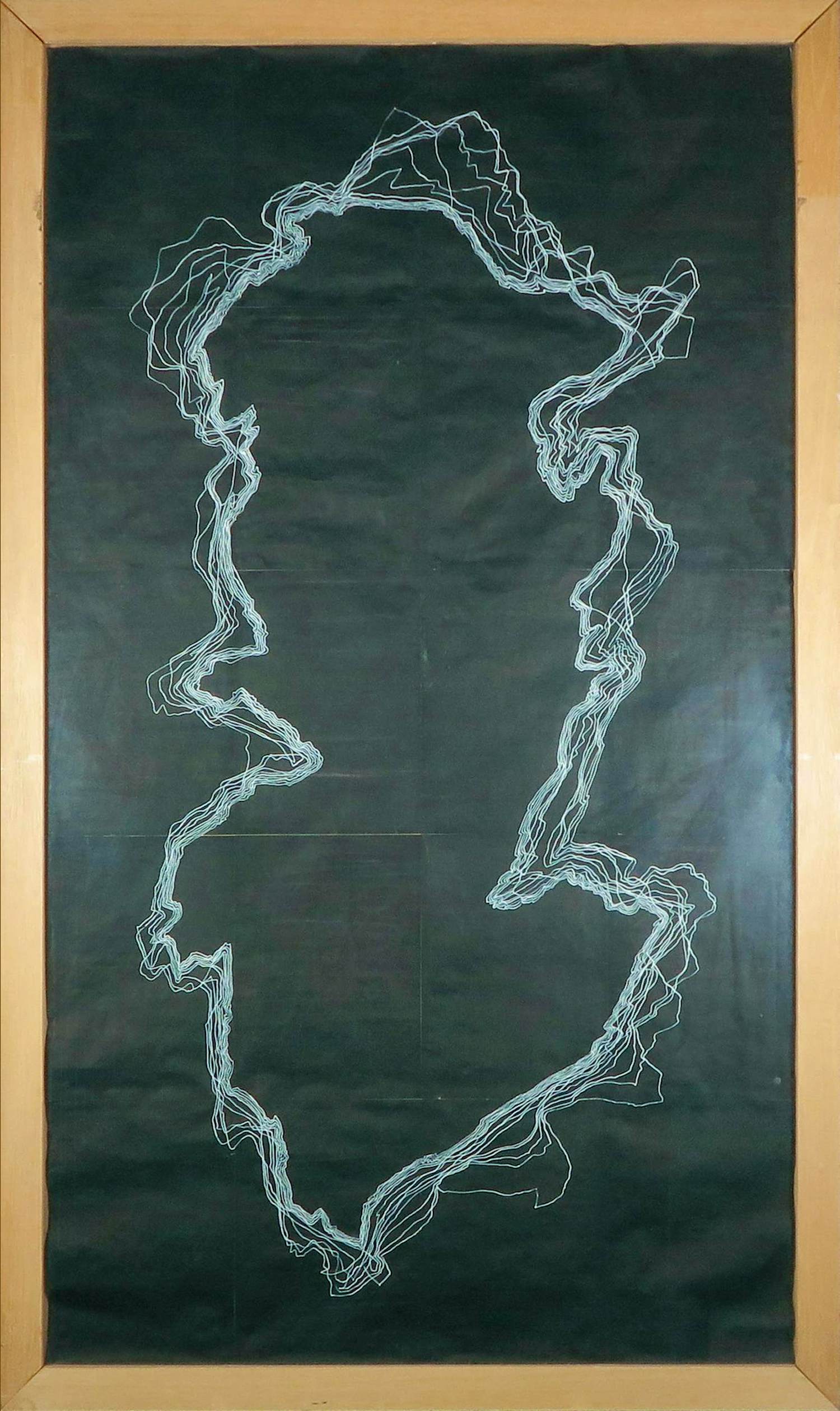 Johannes Hendrikus Mosman - Tekening, Zonder titel - Ingelijst verkocht voor € 50!