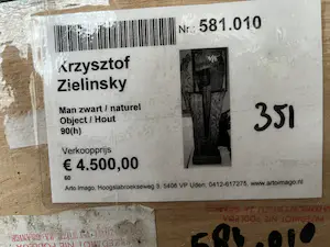 Krzysztof Zielinski - MAN ZWART kopen? Bied vanaf 245!