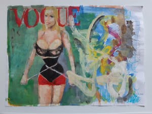 Peter Klashorst - Collage -Gemengde techniek - Handgesigneerd !!! kopen? Bied vanaf 65!