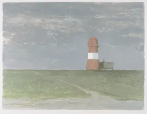 Mart Kempers - Litho, Vuurtoren kopen? Bied vanaf 1!