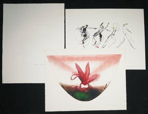 Guusje Kaayk - Monica de Jong en Eef de Graaf, Lot van drie stuks grafiek kopen? Bied vanaf 1!