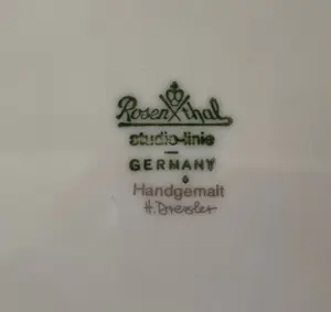 Rosenthal - Helmut Drexler - Rosenthal - Hand gedecoreerd design sierbord uit de Studio Line kopen? Bied vanaf 1!