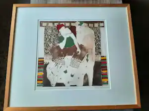 Maria Stakenburg-Karthaus - Ets, Titel, De paard vrouwen en het simpele draadje verkocht voor € 50!