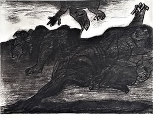 Jan Sierhuis - Zeefdruk HOMMAGE aan MAX ERNST Handgesigneerd. kopen? Bied vanaf 65!