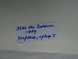 Jelis van Dolderen - Zeefdruk , “Zonder titel” – oplage 5 exemplaren kopen? Bied vanaf 1!