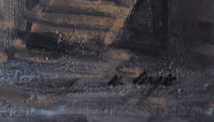 Niet of onleesbaar gesigneerd - Havengezicht - H. Dijk kopen? Bied vanaf 1!