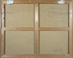 Anton Bolleurs - Olieverf op doek, Zonsondergang I - Ingelijst (Groot) kopen? Bied vanaf 1!