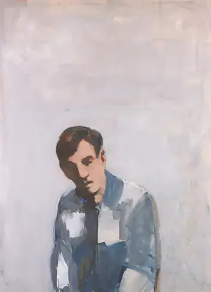 Peter Bes - Acryl op papier, Zonder titel - Ingelijst (Groot) kopen? Bied vanaf 250!