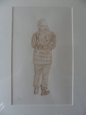 Ben Haring - Harold the Kangoroo, penseeltekening in sepia uit 1981 kopen? Bied vanaf 20!