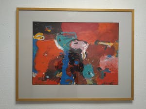 Gerriet Postma - Zonder Titel (1991) Postma: "Ik ben alleen maar verf''. kopen? Bied vanaf 195!