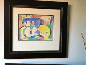 Theo Mackaay - Gemengde techniek, verkocht voor € 400!