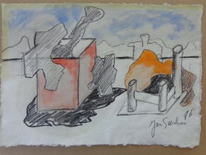 Jan Sierhuis - FIGURATIE / ORIGINEEL WERK / 21x30cm / SIG / 1996 kopen? Bied vanaf 55!
