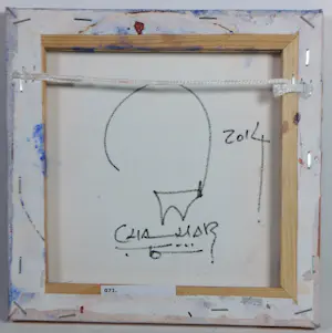 Chabab Tayefeh Mohajer - Gemengde techniek op doek, Lot van 7 kleine unieke werken kopen? Bied vanaf 150!