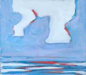 Paul Overhaus - Olieverf op doek, Zonder titel verkocht voor € 60!