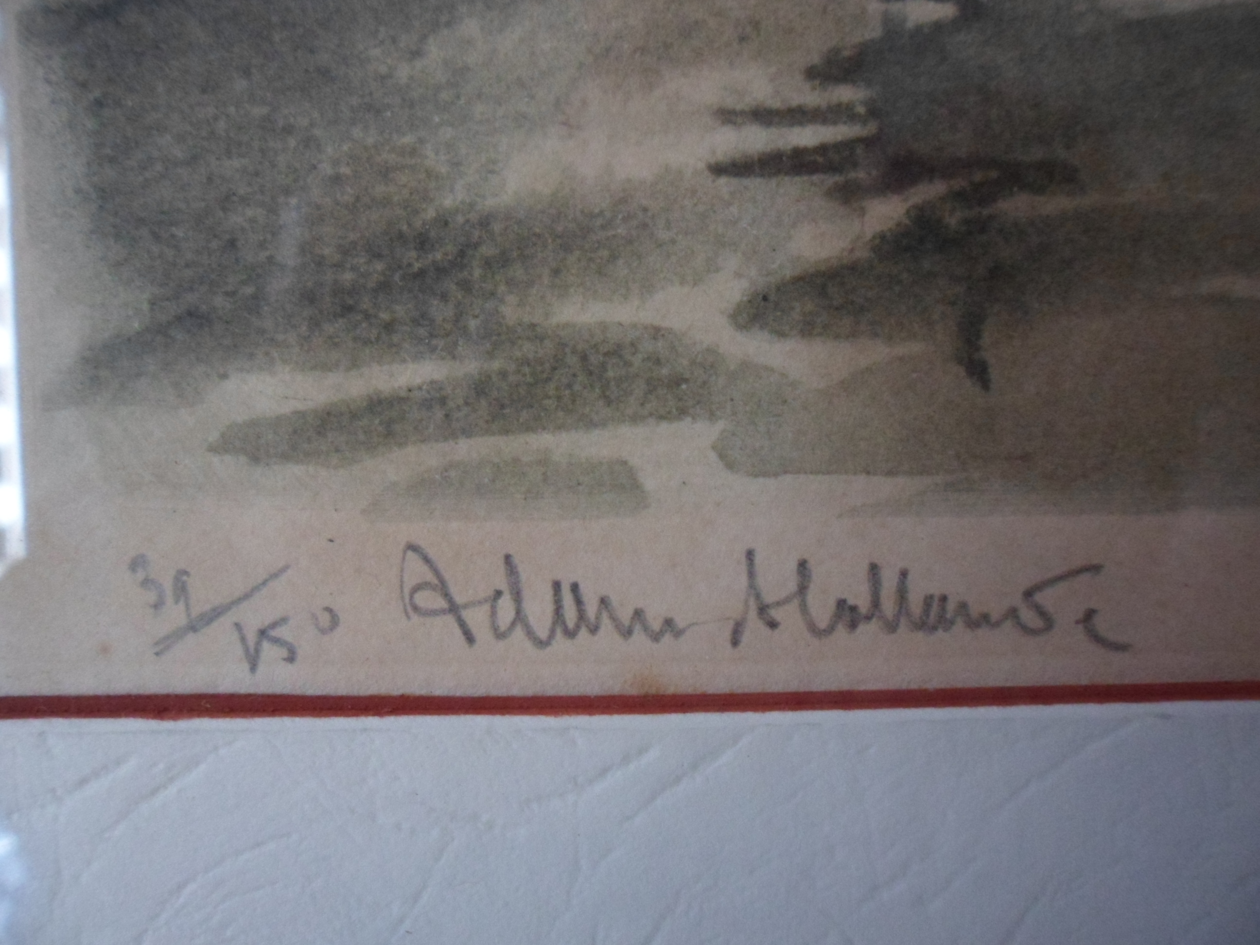 Roger Hebbelinck - Kleuren ets: Amsterdam, St Nicolaaskerk en Schreierstoren. kopen? Bied vanaf 30!