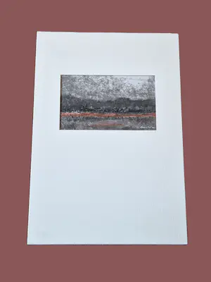 Harry van Kuyk - Erg mooie gemengde techniek ""Gezicht op een Beek" - 1994 - gesigneerd kopen? Bied vanaf 64!