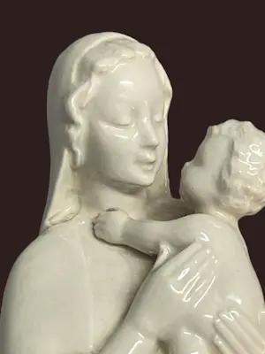 Porzellanfabrik W. Goebel - Goebel Madonna (HM 136) – Gesigneerd door R. Unger – Sacrart – Wit Glazuur kopen? Bied vanaf 45!