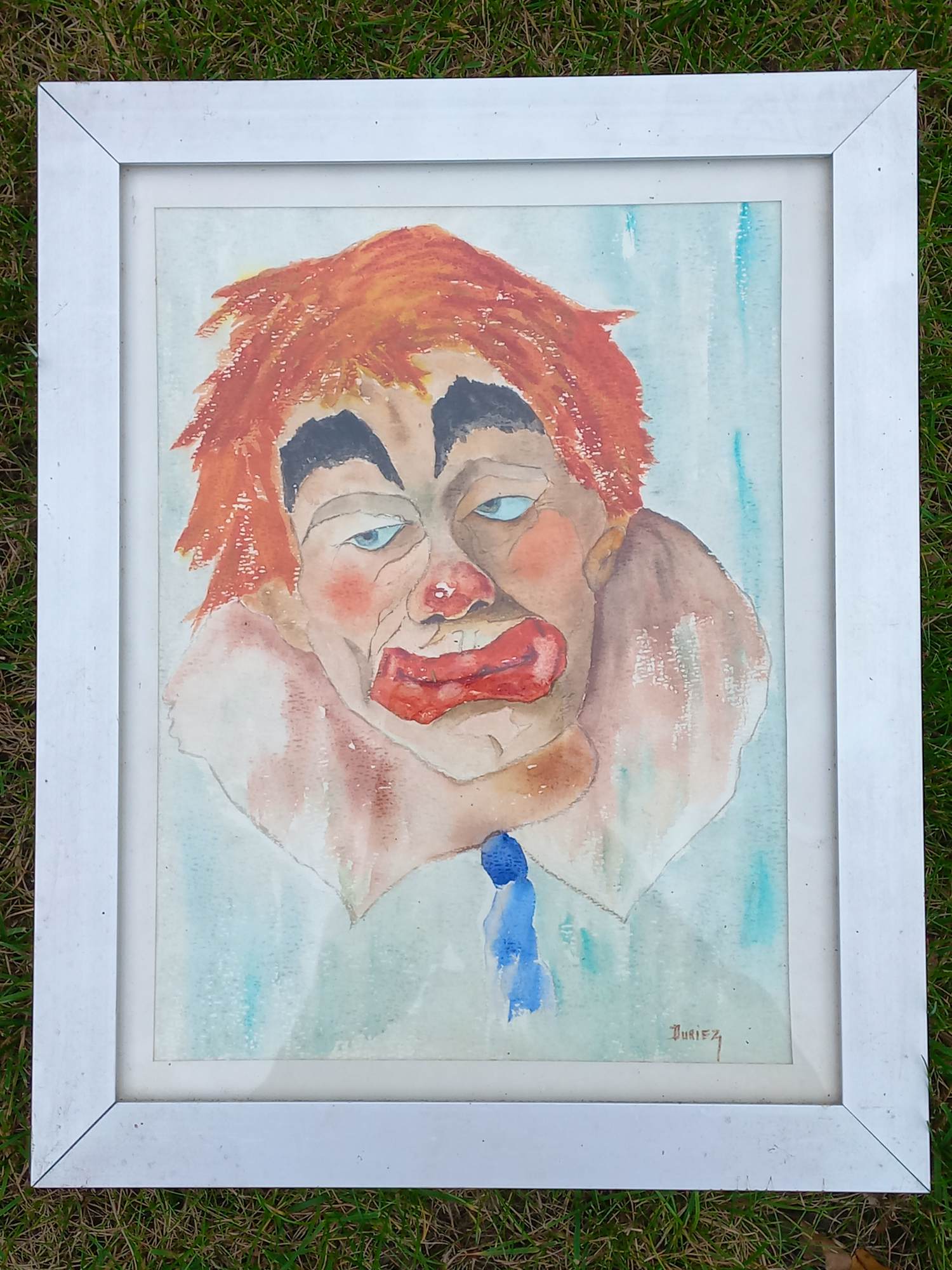 Julien Duriez - Portret van een clown kopen? Bied vanaf 60!