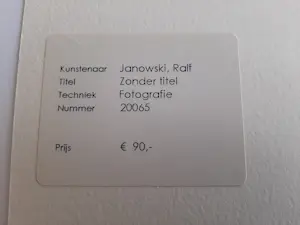 Ralph Janowski - zonder titel kopen? Bied vanaf 25!