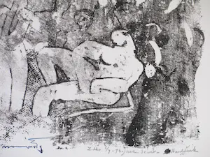 Wim Motz - Jazz-scene - Litho kopen? Bied vanaf 1!