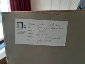 John Lie a Fo - Zeefdruk, Titel, Apari leoni des drien. kopen? Bied vanaf 40!