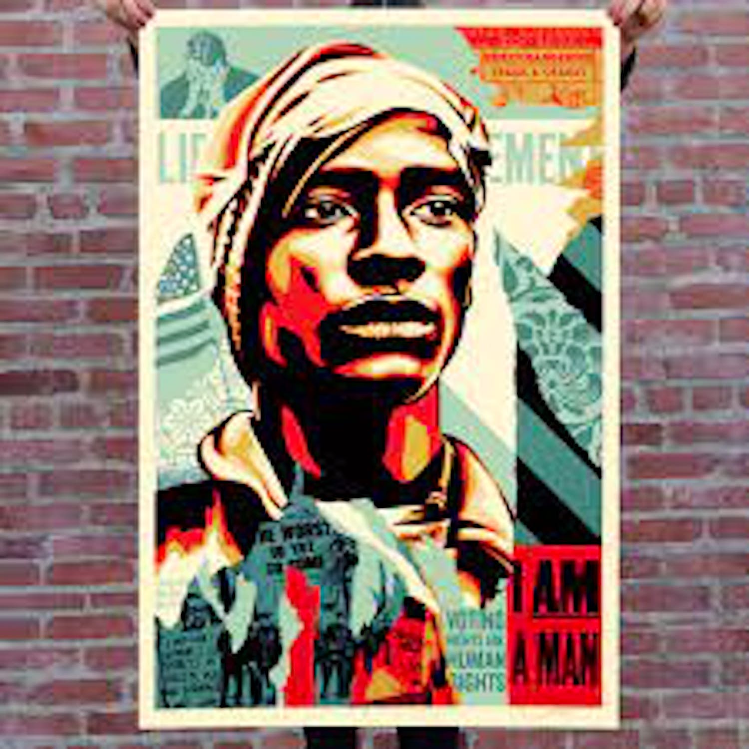 Shepard Fairey - VOTING RIGHTS ARE HUMAN RIGHTS SIGNED OFFSET LITHOGRAPH sold for € 1!