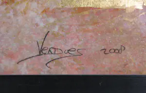 Mark Verdoes - Gemengde technieken op board, Zonder titel - Ingelijst kopen? Bied vanaf 80!