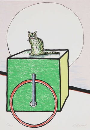 Roger Raveel - Zeefdruk, Felix vulgaris kopen? Bied vanaf 350!