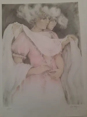 AcheterColette Deyme - Litho, Titel, Deux femmes en rose. (Twee vrouwen in het roze )? Enchérissez de 35!