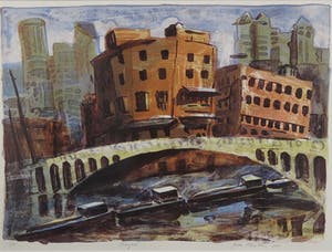 Jeroen Hermkens - Litho, Shanghai - Ingelijst kopen? Bied vanaf 50!