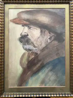 Constant Nefkens - Portret van een man verkocht voor € 50!