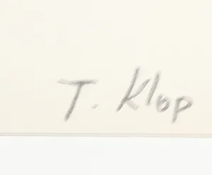 Ton Klop - Potloodtekening, Vijfvingers kopen? Bied vanaf 1!