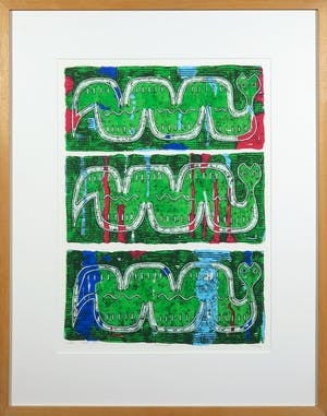 Ans van Dijk - Zeefdruk, Uruapan - Ingelijst kopen? Bied vanaf 1!