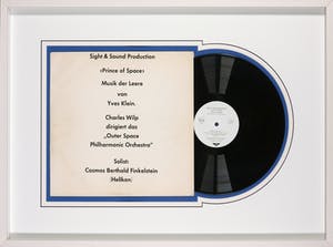 Yves Klein - en anderen - Musik der Leere - Ingelijst kopen? Bied vanaf 1!
