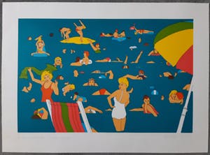 Niet of onleesbaar gesigneerd - en nu nog wat nivea / in het zilte nat kopen? Bied vanaf 10!