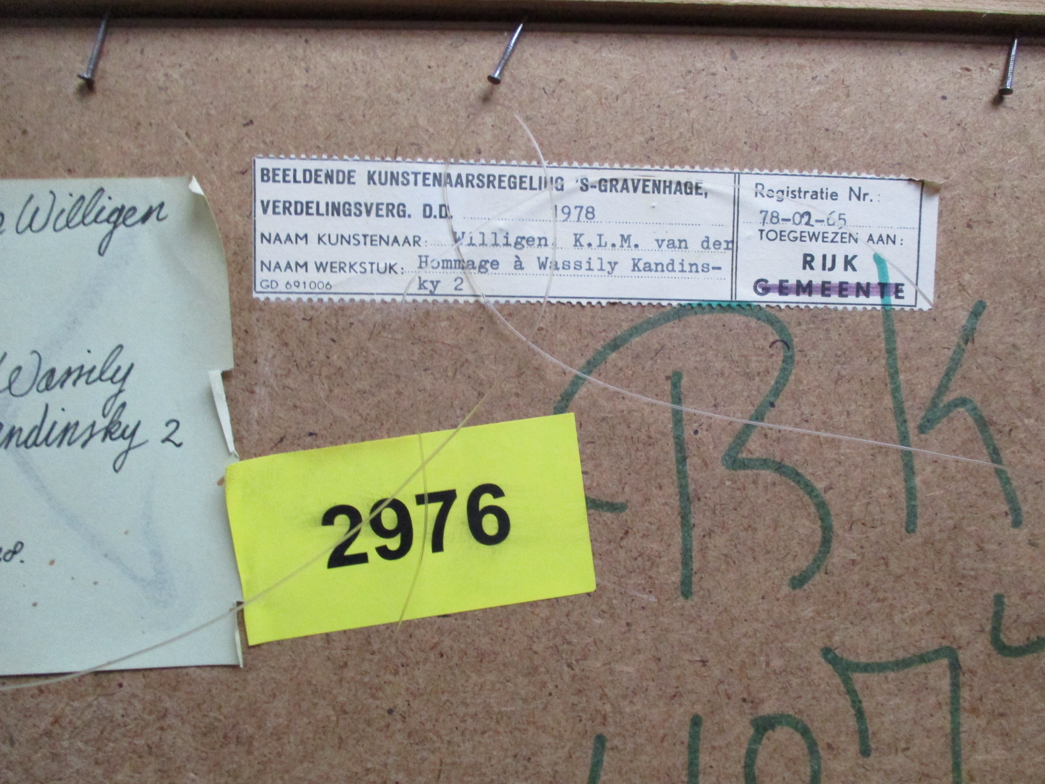 Kedi van der Willigen - Hommage à Wassily Kandinsky 2 kopen? Bied vanaf 45!