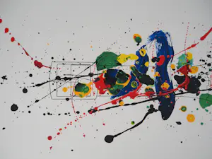 Sam Francis - Harmonie van kleuren, Eerbetoon aan het horloge, Originele lithografie kopen? Bied vanaf 100!