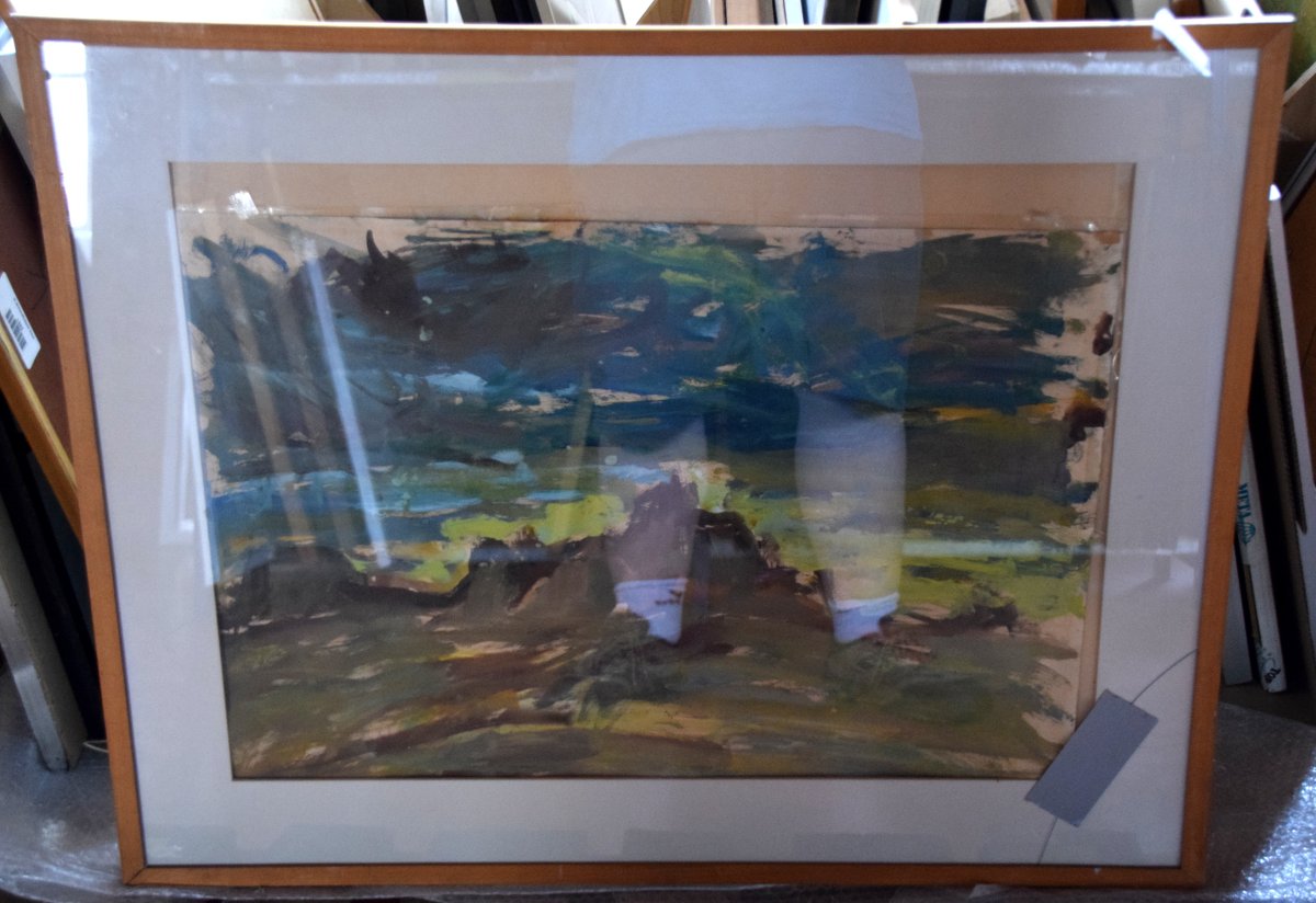 Paul Werner - Storm - Gouache op papier - gesigneerd r.o. - BKR Amsterdam - 1964 kopen? Bied vanaf 15!